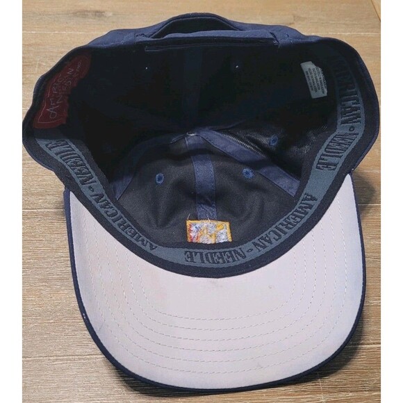 Lacrosse Logo Themed American Needle Strapback Hat One Size - Picture 4 of 5